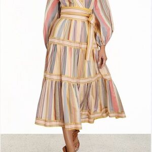 Zimmerman Cotton Maxi Multi Color Skirt